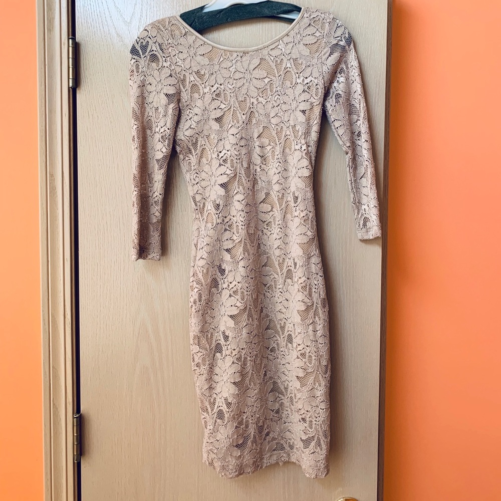 Lace Nude Dress